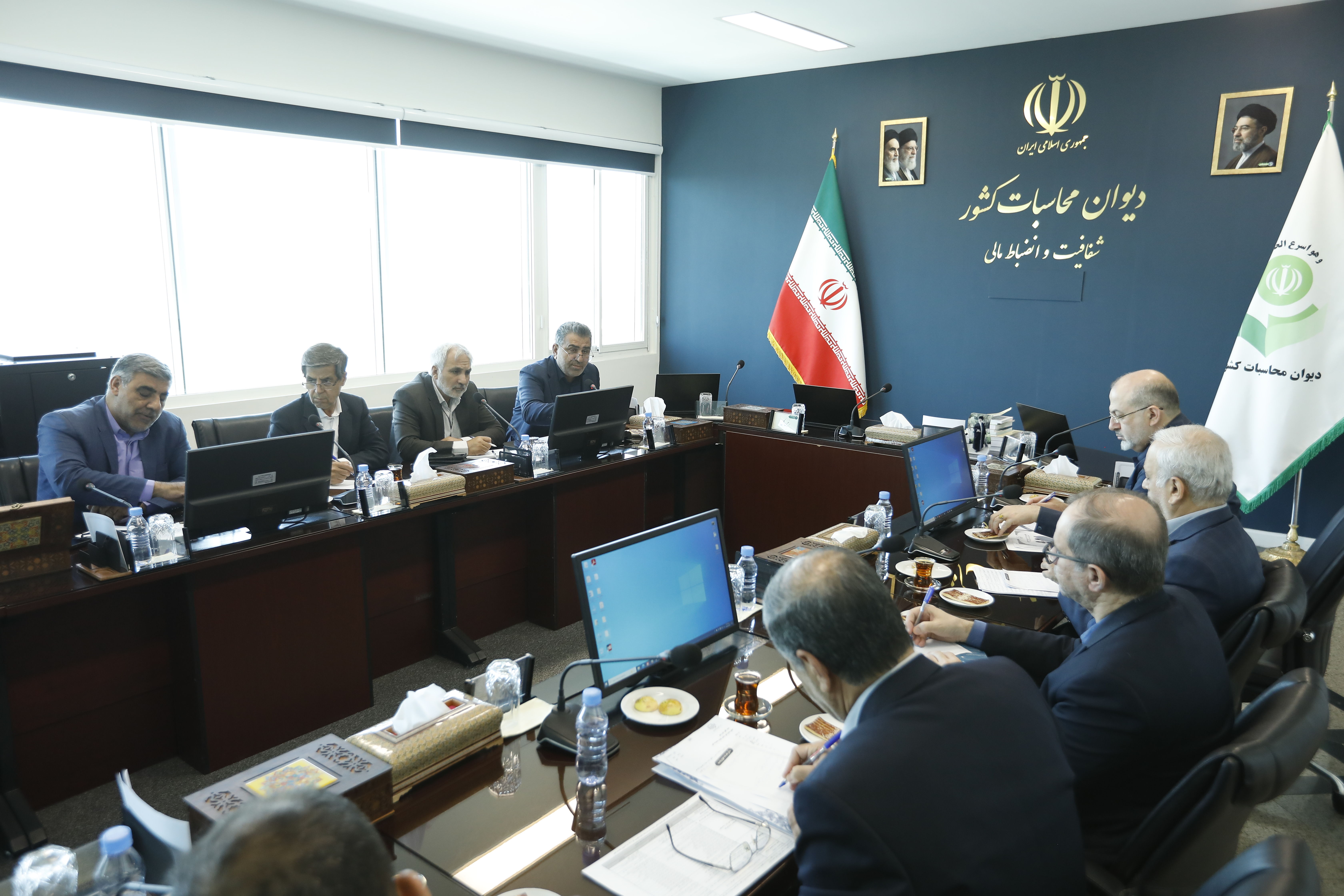 روایتی تصویری از نشست مشترک کمیسیون اجتماعی مجلس شورای اسلامی با رئیس&zwnj;کل، معاونان و مشاوران دیوان محاسبات کشور