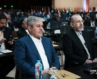 حضور هیئت عالی رتبه جمهوری اسلامی ایران در بیست و پنجمین مجمع عمومی سازمان بین المللی دیوان های محاسبات کشورهای جهان (اینتوسای) در شرم الشیخ مصر